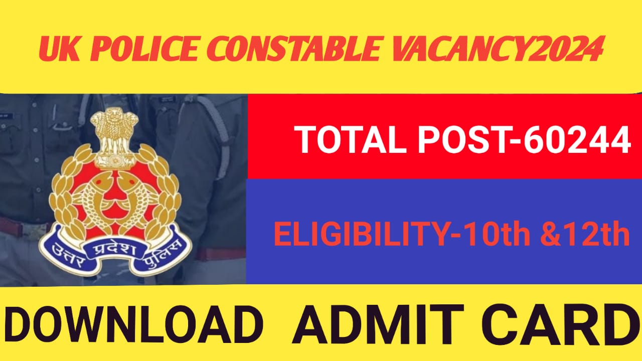 Up Police Constable Final Exam Date Release 2024